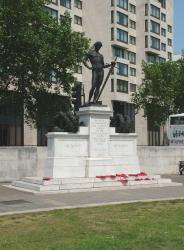 Machine Gun Corps Monument, Hyde Park Corner, London.